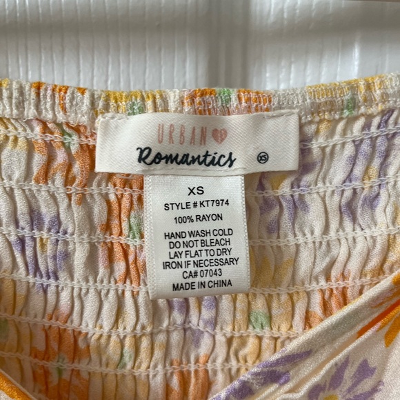 Summer Blouse Floral Teen Shirt - Picture 2 of 2